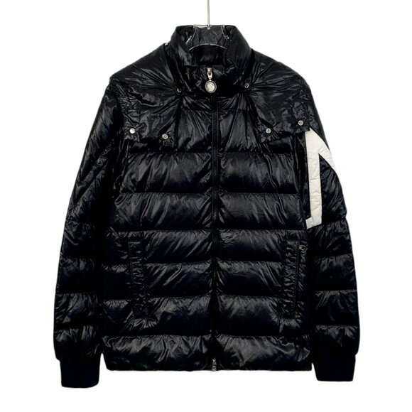 Moncler Corydale Series 2022 Black Quilted Hooded Down Jacket